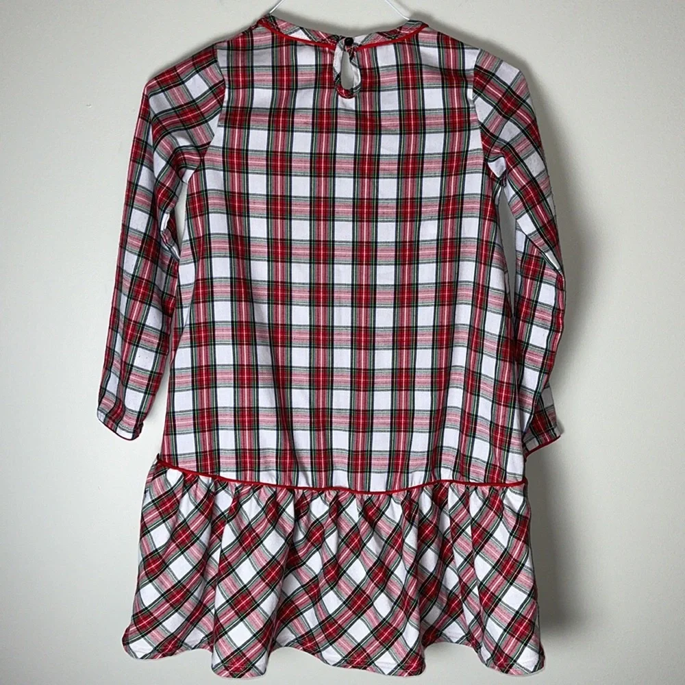 Disney Minnie Plaid Holiday Christmas Nightgown 9 10